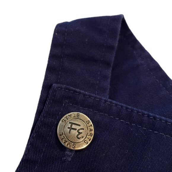 Florence Eiseman Vintage 18m Lizard & Worm Appliqué Overalls - Picture 6 of 6